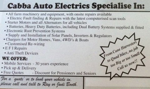 Cabba Auto Electrics - Renee 0