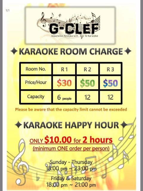G-Clef Japanese Restaurant, Bar & Karaoke - Petrol Stations 1