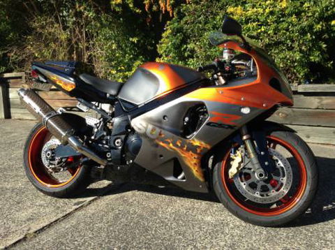 Two Wheel Custom Paint & Air Brushing - Renee 2