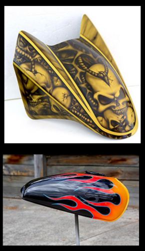Two Wheel Custom Paint & Air Brushing - Renee 3