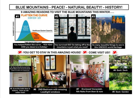 Blue Mountains Historic Retreat-Sleeps 5-WINTER SPECIAL! - Renee 1