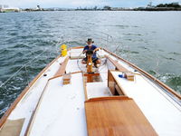 Cruising Yacht in Marina