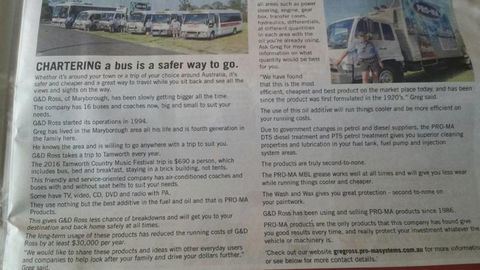 G & D Ross Bus Charters - Petrol Stations 0