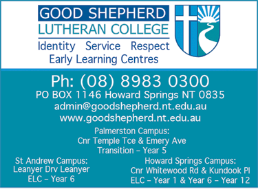 Good Shepherd Lutheran College NT - Renee 5
