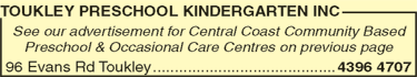 Toukley Preschool Kindergarten Inc - Renee 1