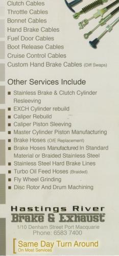 Hastings River Brake & Exhaust - Swimm 0