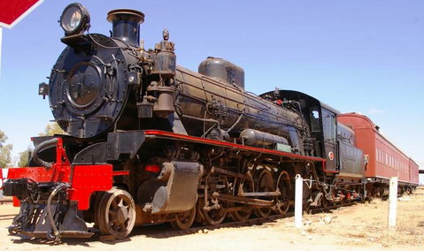 Old Ghan Train Museum - Petrol Stations 2