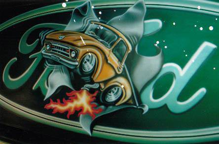 Custom Truck Painting & Signs - Swimm 2