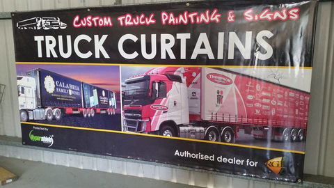 Custom Truck Painting & Signs - Swimm 4