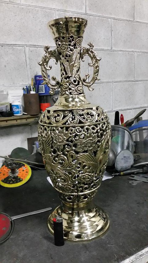 Shiney Side Up Metal Polishing - Renee 4