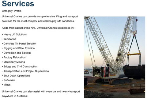 Universal Cranes (Nth Qld) Pty Ltd - Swimm 2