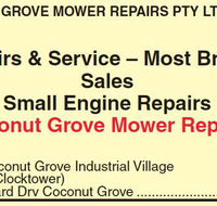 Coconut Grove Mower Repairs Pty Ltd - Swimm
