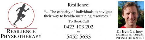Ben Gaffney Dr–Resilience Physiotherapy - Renee 0