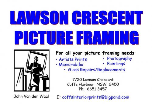 Picture Framing Coffs Harbour NSW Internet Find